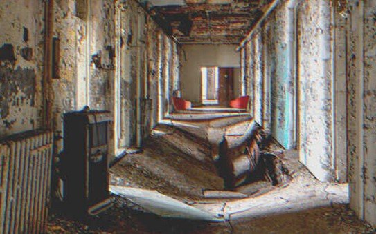Frank searched the ruins of the old hospital. | Source: Unsplash